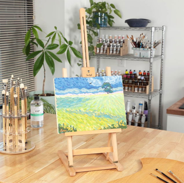 Van Gogh Beechwood Wood Table Easel Van Gogh Beechwood Wood Table Easel