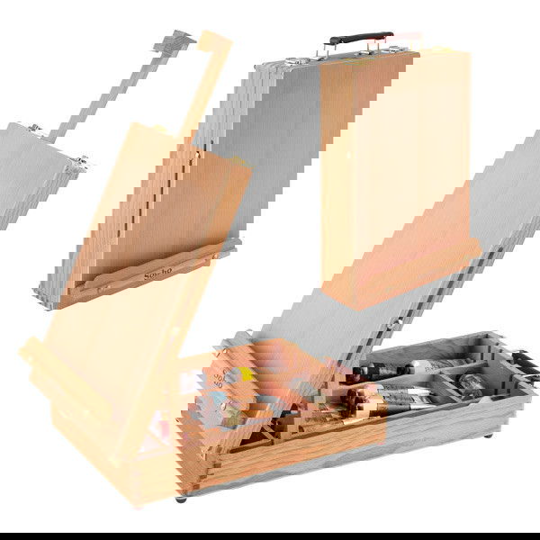 SoHo Wood Sketch Box and Table Easel SoHo Wood Sketch Box and Table Easel