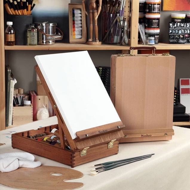 SoHo Wood Sketch Box and Table Easel SoHo Wood Sketch Box and Table Easel