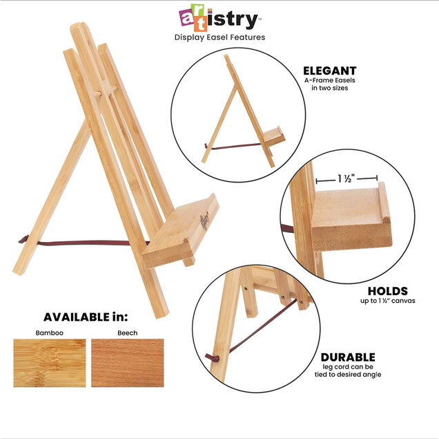 Artistry Bamboo Display Easels Artistry Bamboo Display Easels