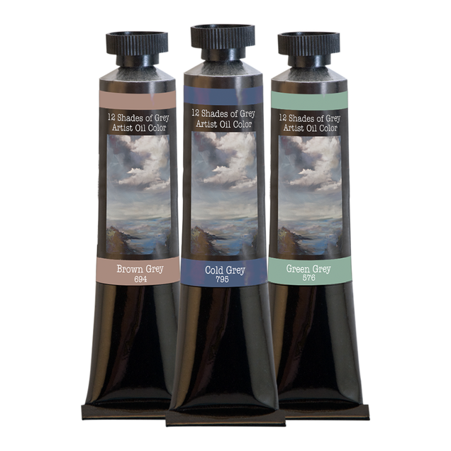 12 Shades of Grey Oil Colors 12 Shades of Grey Oil Colors