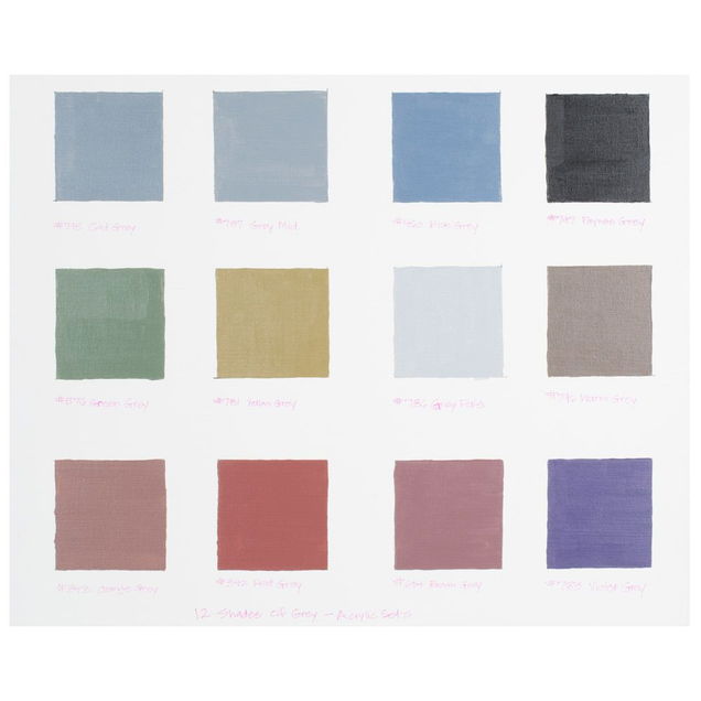 12 Shades of Grey Acrylic Set of (12) 21mL Tubes 12 Shades of Grey Acrylic Set of (12) 21mL Tubes