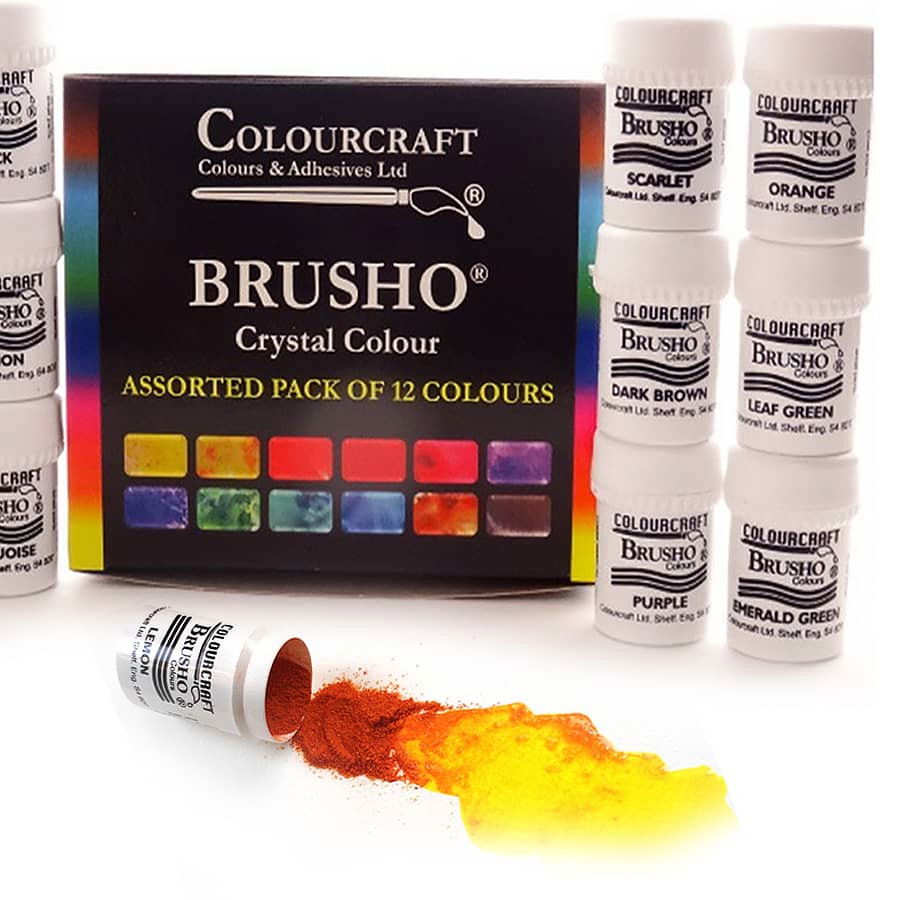 Brusho Crystal Colour Sets