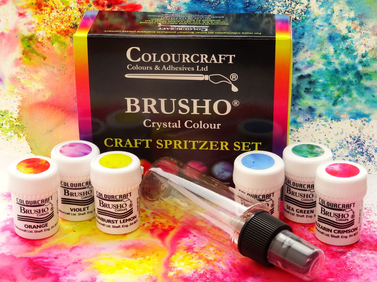 Brusho Crystal Colour Sets