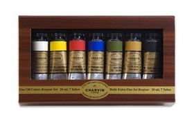 Charvin Extra Fine Oil Paint Bonjour Set of 9 Colors 20ml Tubes