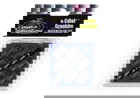 Creative Inspirations Water Soluble Graphite 6 Pan Set with Mini Brush
