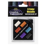 Creative Inspirations Watercolor Metallic 6 Pan Set with Mini Brush