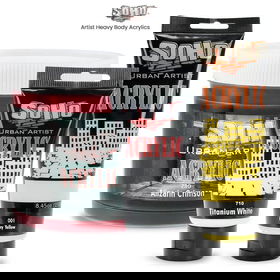 SoHo Urban Artist Heavy Body Acrylic Paint Lorem Impsum
