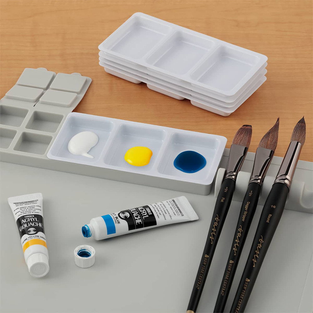 Creative Mark Aquamat 3-Well Palette Insert Pack of 5