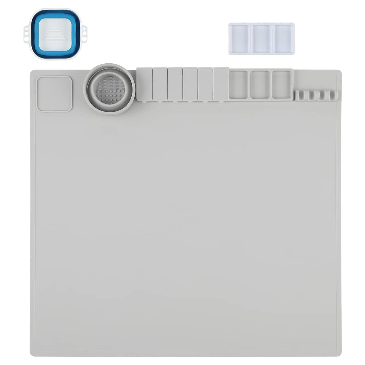 Creative Mark Aquamat 23-3/8"x21-3/8" Light Grey
