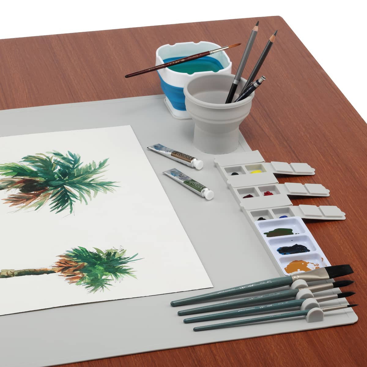 Creative Mark Aquamat 23-3/8"x21-3/8" Light Grey
