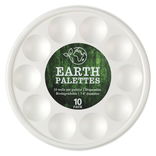 Creative Mark Earth 10-Well Disposable Palette Pack of 10 Creative Mark Earth 10-Well Disposable Palette Pack of 10