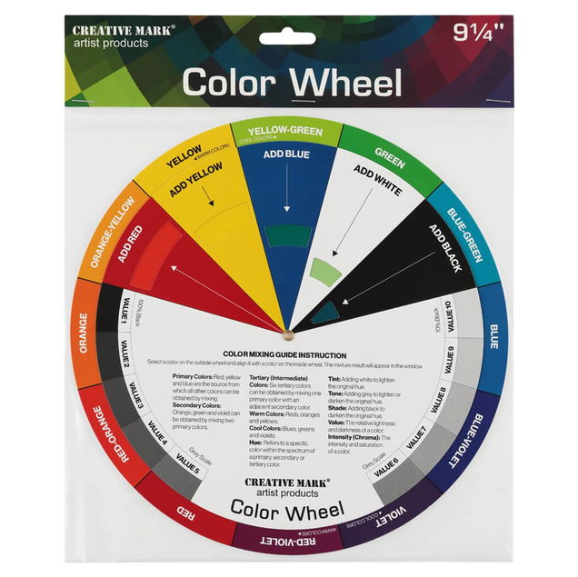 Creative Mark Color Wheel Mixing Guide 9.25" Diameter - (91863) Creative Mark Color Wheel Mixing Guide 9.25" Diameter - (91863)