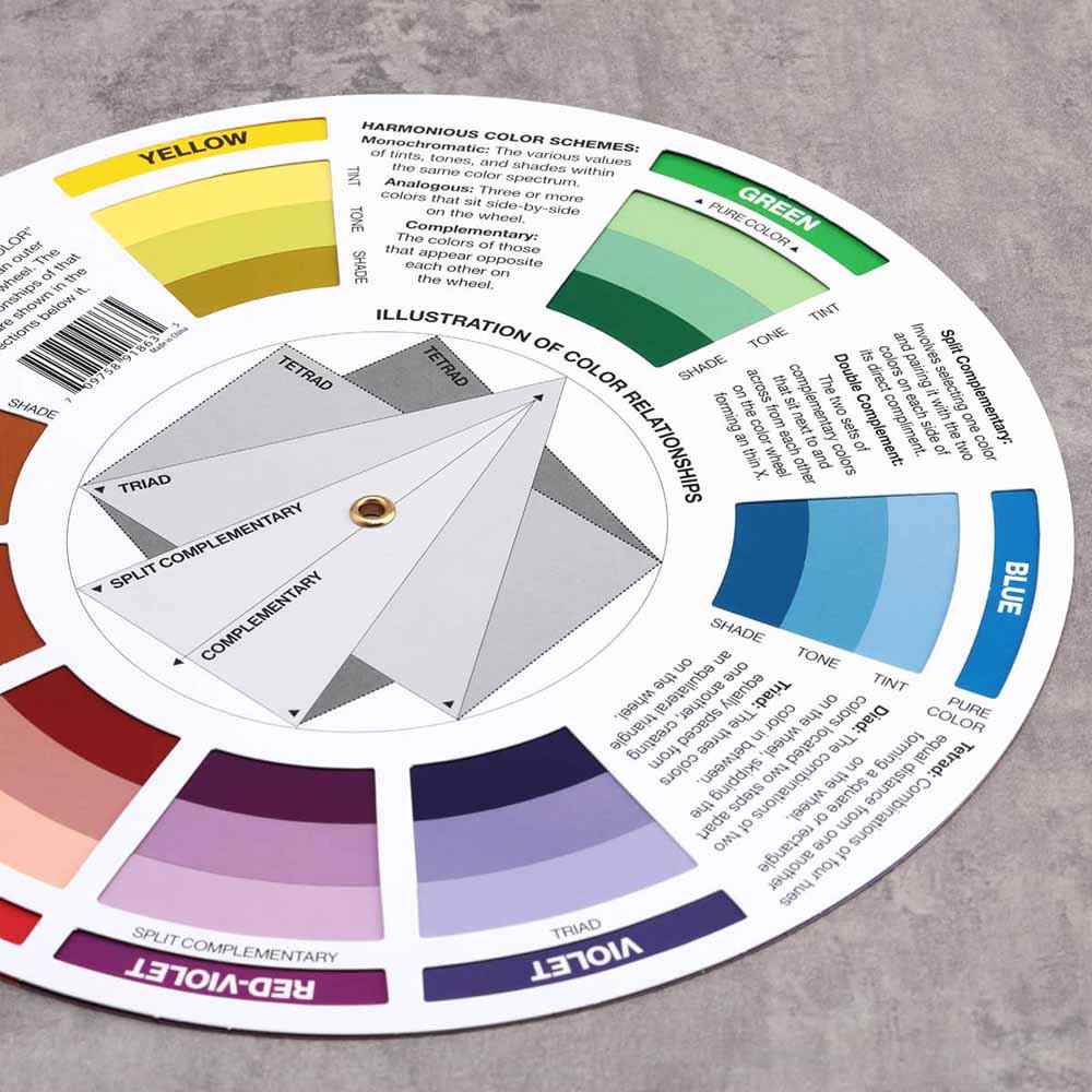 Creative Mark Color Wheel Mixing Guide 9.25" Diameter - (91863)