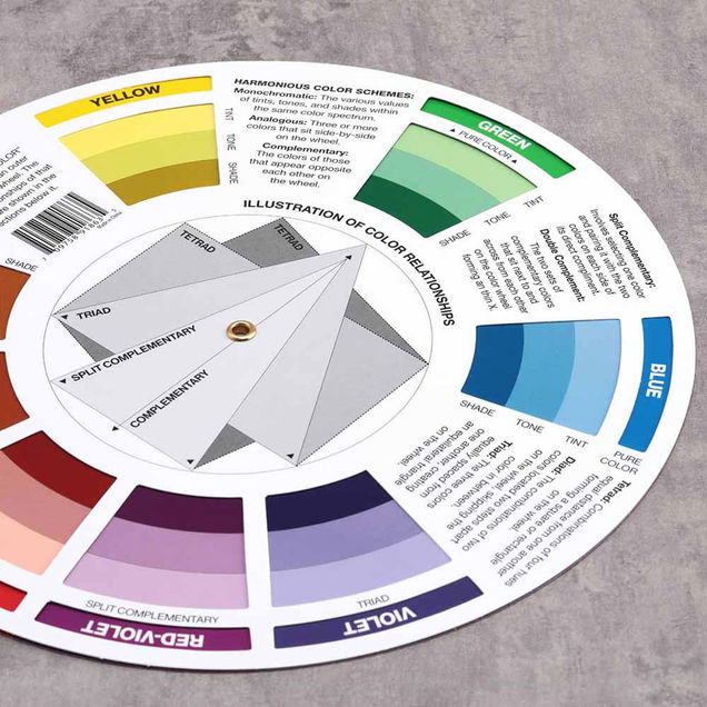 Creative Mark Color Wheel Mixing Guide 9.25" Diameter - (91863) Creative Mark Color Wheel Mixing Guide 9.25" Diameter - (91863)