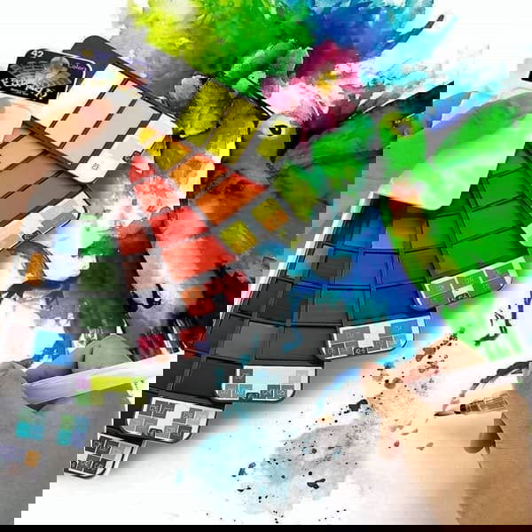 Creative Mark Fan-Pan Watercolor Set of 42 Thin Pans with Water Brush Creative Mark Fan-Pan Watercolor Set of 42 Thin Pans with Water Brush