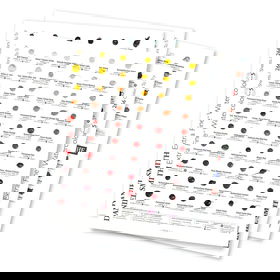 Daniel Smith Watercolor & Gouache Dot Card 266 Colors