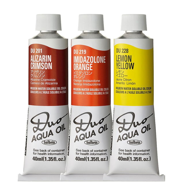 Holbein Duo Aqua Water-Soluble Oil Colors Holbein Duo Aqua Water-Soluble Oil Colors