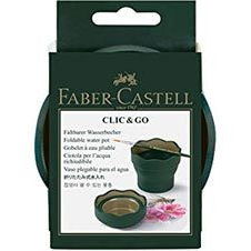 Faber-Castell Clic & Go Water Pot Green Faber-Castell Clic & Go Water Pot Green