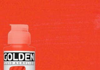 Golden Fluid Acrylic 4 oz. Pyrrole Red - (39402)