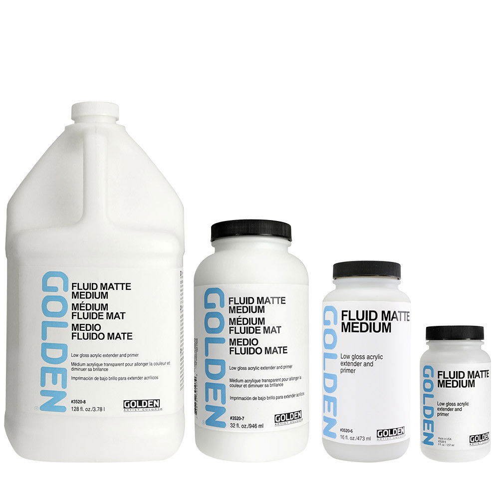 Golden Fluid Matte Medium