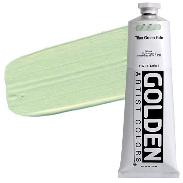 Golden Heavy Body Acrylic 5 oz. Titan Green Pale - (200029400)
