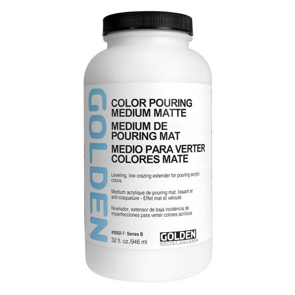 Golden Matte Pouring Medium 