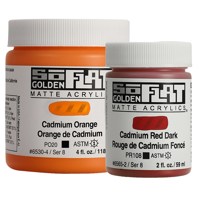 Golden SoFlat Matte Acrylic Colors Golden SoFlat Matte Acrylic Colors