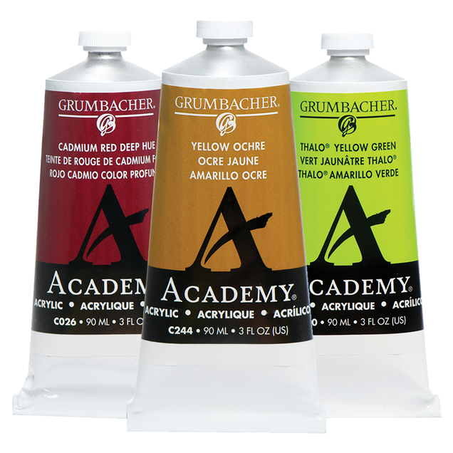 Grumbacher Academy 90mL Acrylic Colors Grumbacher Academy 90mL Acrylic Colors