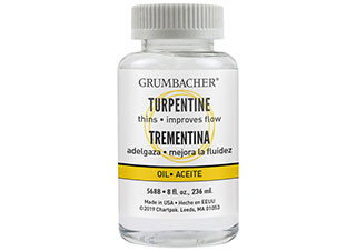 Grumbacher Turpentine 8 oz.