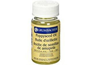 Grumbacher Pre-Tested Oil Color Poppy Seed Oil 2.5oz Tube