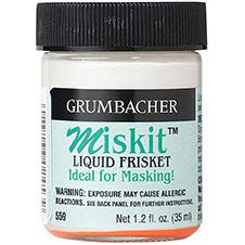 Grumbacher Miskit Liquid Frisket 1.2oz Jar Grumbacher Miskit Liquid Frisket 1.2oz Jar
