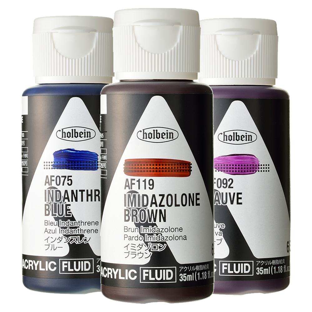 Holbein Fluid Acrylic Colors