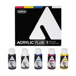 Holbein Fluid Acrylic 35ml Primary Set of 5