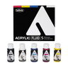 Holbein Fluid Acrylic 35ml Primary Set of 5 Holbein Fluid Acrylic 35ml Primary Set of 5