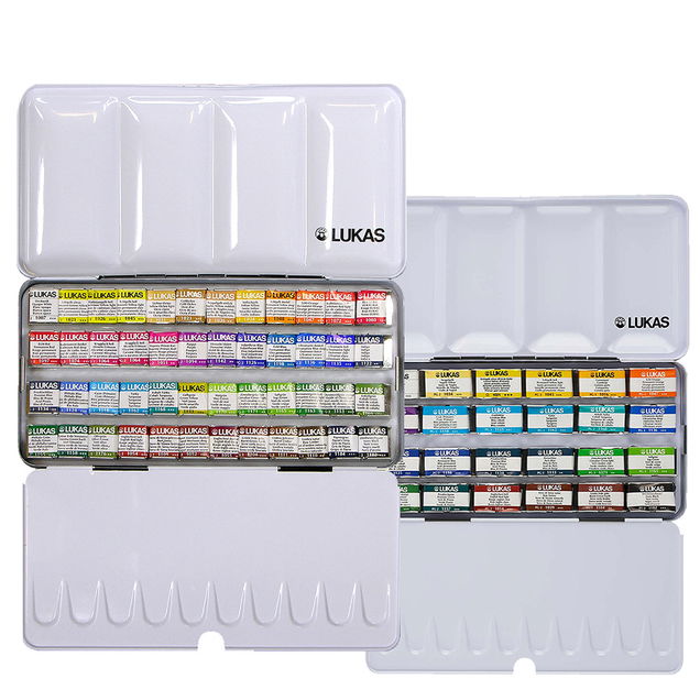 Lukas 1862 Watercolor Half Pan Sets Lukas 1862 Watercolor Half Pan Sets