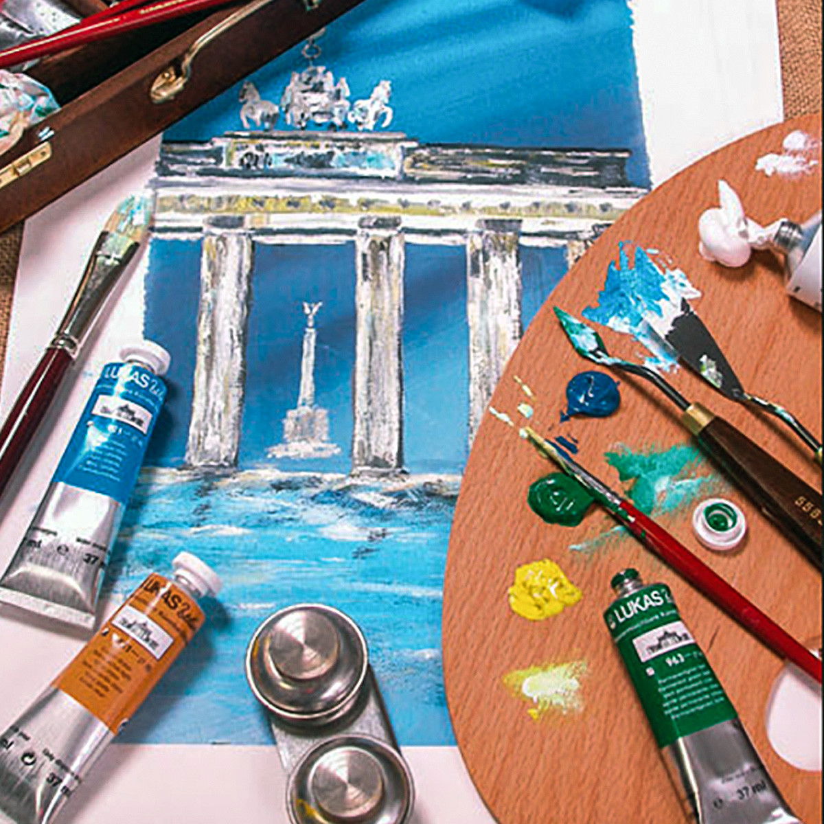 Lukas Berlin Water Mixable Oil Color