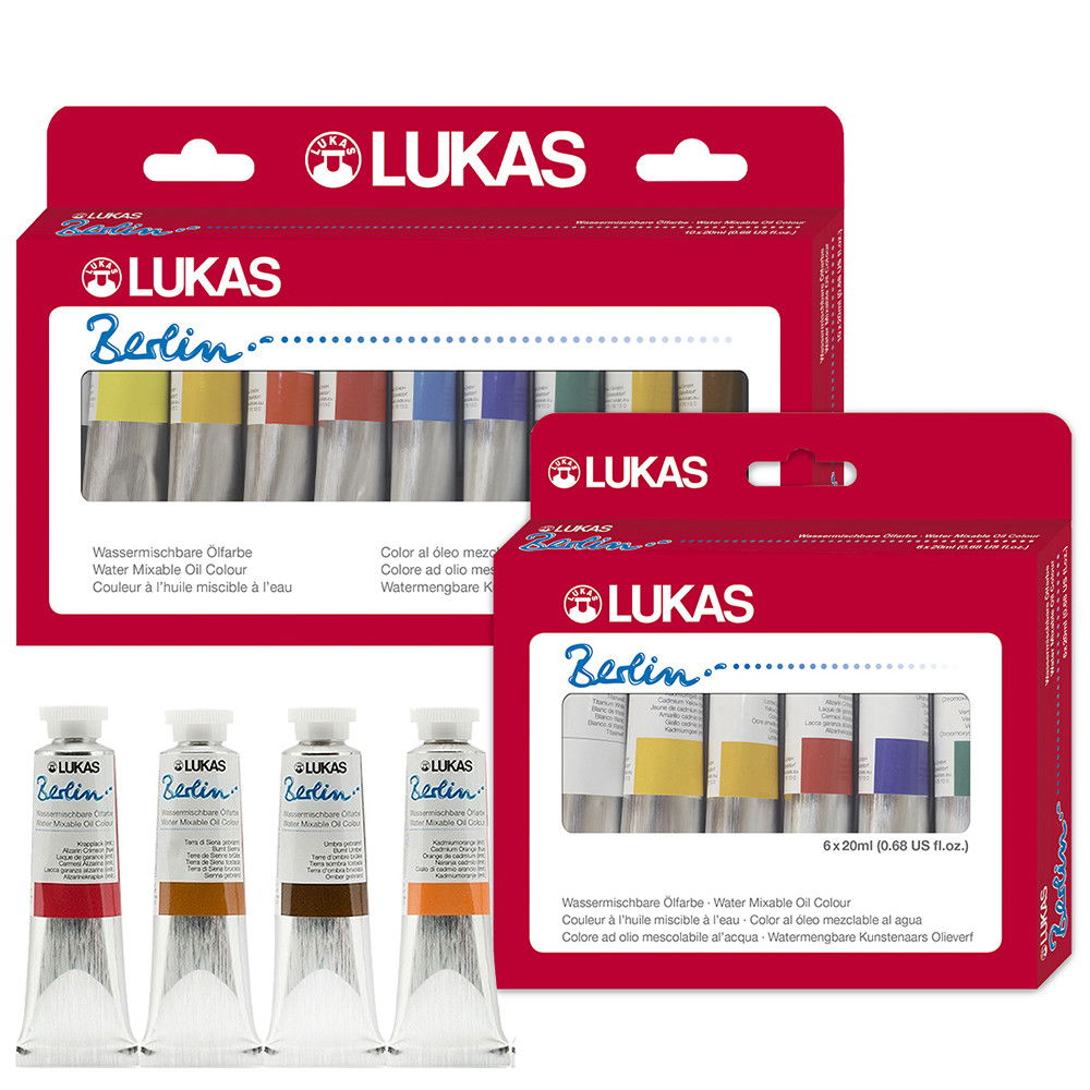Lukas Berlin Water Mixable Oil Color Sets