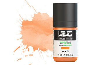 Liquitex Acrylic Gouache 2oz Cadmium-Free Orange - (200029669)