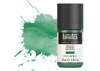 Liquitex Acrylic Gouache 2oz Emerald Green - (200029678)