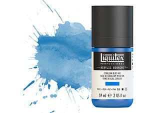 Liquitex Acrylic Gouache 2oz Cerulean Blue Hue - (200029676)