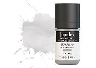 Liquitex Acrylic Gouache 2oz Iridescent Bright Silver - (200029687)