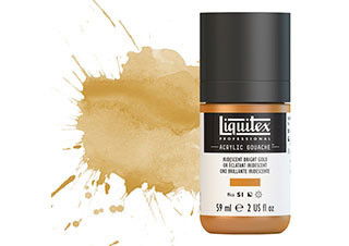 Liquitex Acrylic Gouache 2oz Iridescent Bright Gold - (200029686)
