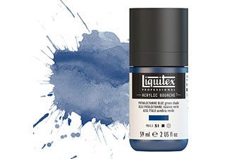 Liquitex Acrylic Gouache 2oz Phthalocyanne Blue (Green Shade) - (200029696)