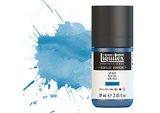 Liquitex Acrylic Gouache 2oz Sky Blue - (200029707)