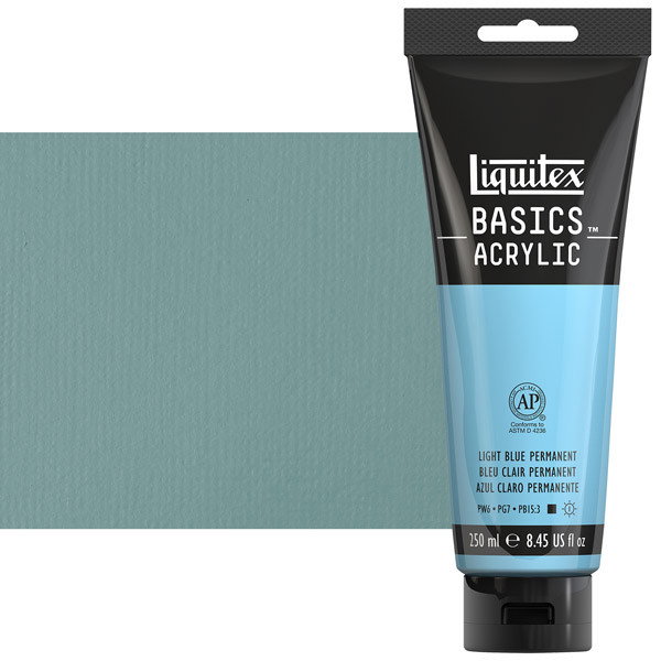 Liquitex Basics 250ml Light Blue Permanent - (200029902)