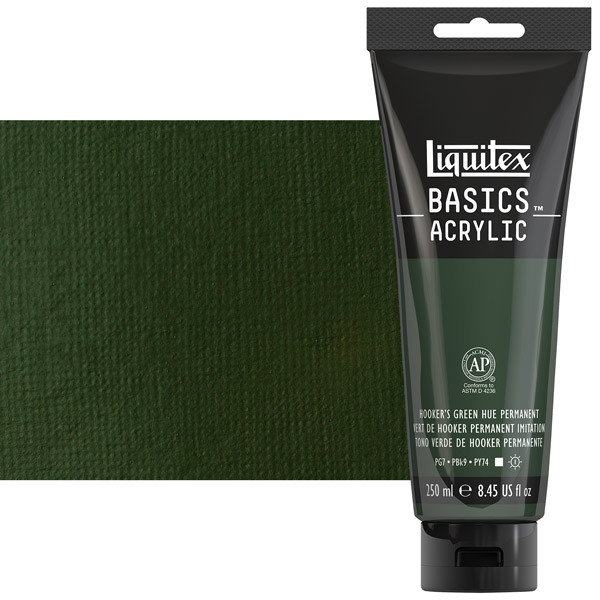 Liquitex Basics 250ml Hookers Green Hue Permanent - (200029901)