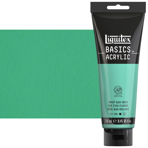 Liquitex Basics 250ml Tube Brite Aqua Green - (77792)