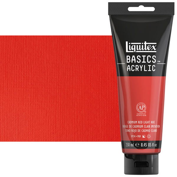 Liquitex Basics 250ml Tube Cadmium Red Light - (77797)
