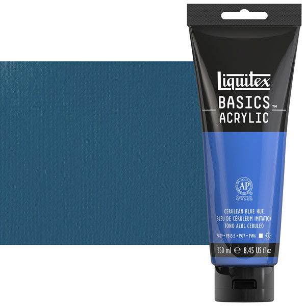 Liquitex Basics 250ml Tube Cerulean Blue Hue - (77801)